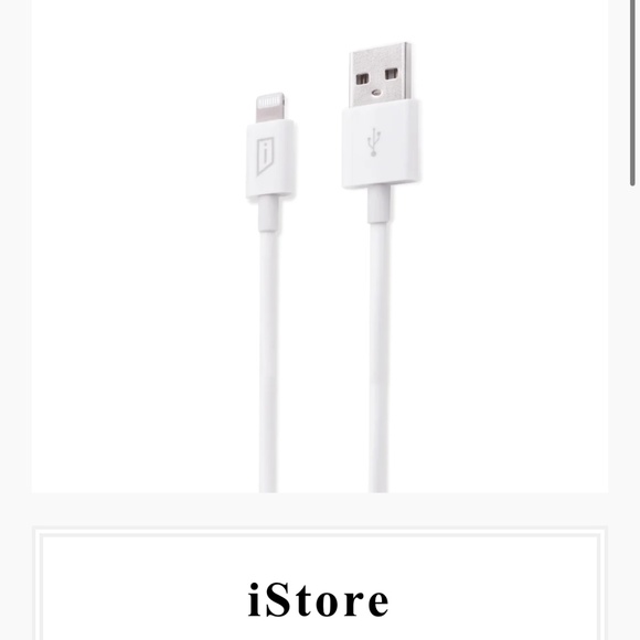 iStore Lightning Charge Cable 10 Feet / 3 Meter White Charge and Sync Cable - Picture 2 of 6